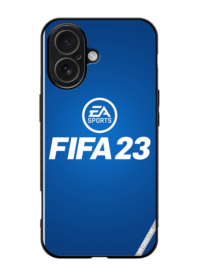 Protective Case Cover For Apple iPhone 17 Fifa 23 Blue Ea Design Multicolour