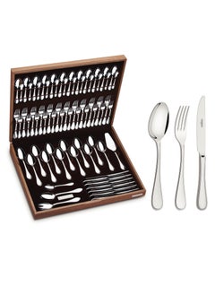 Since 1911,Made in Brazil- Firenze 76 Pieces Stainless Steel Flatware Set with Forged Table Knives Mirror Finish and Wood Case - pzsku/Z60C7AB7F14B2D236D2E7Z/45/_/1696334229/1f624b76-e664-4b13-ad1c-07bb1b3b37fa