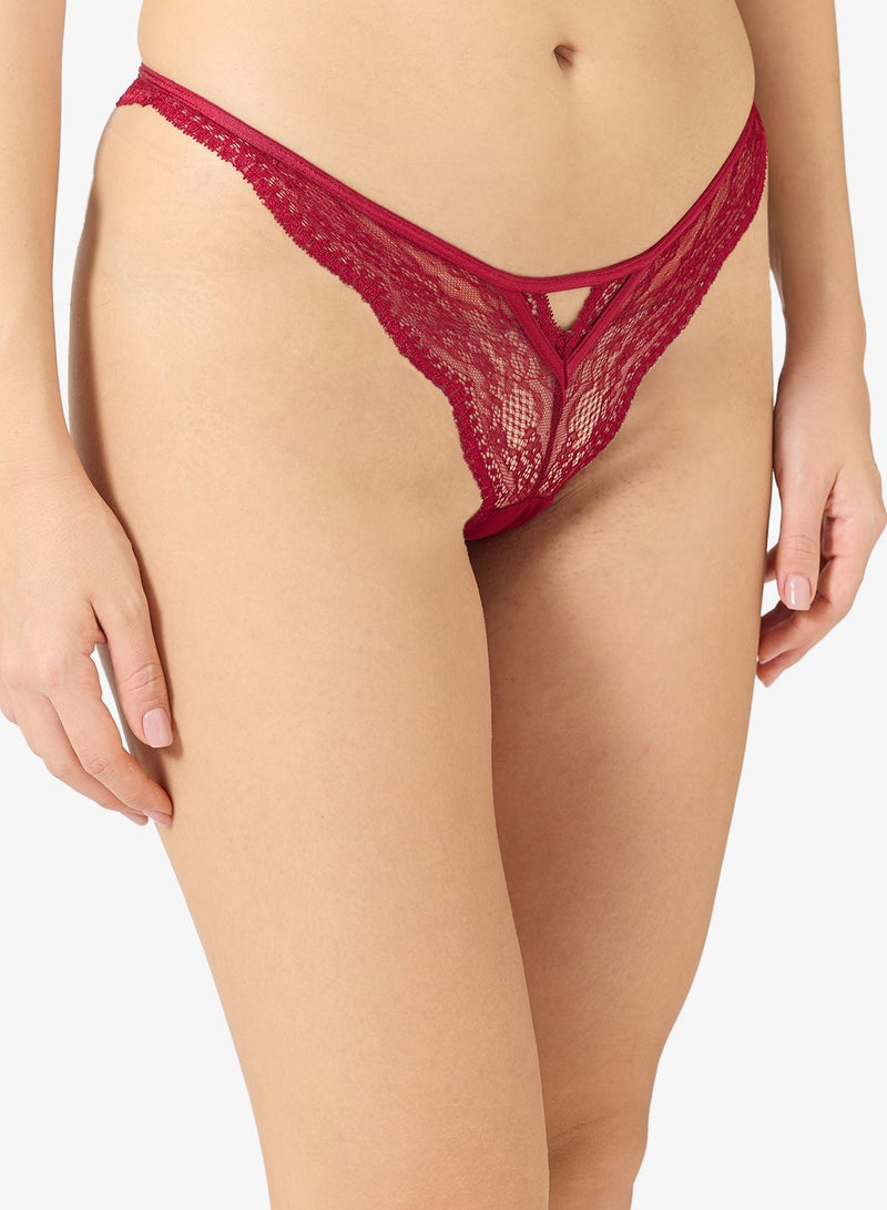 hunkemoller Isabelle Lace Cheekini Briefs - Image 2