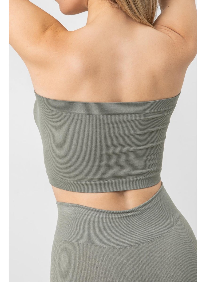Miorre Doremi Seamless Strapless Ribbed Sports Bustier  - Image 4