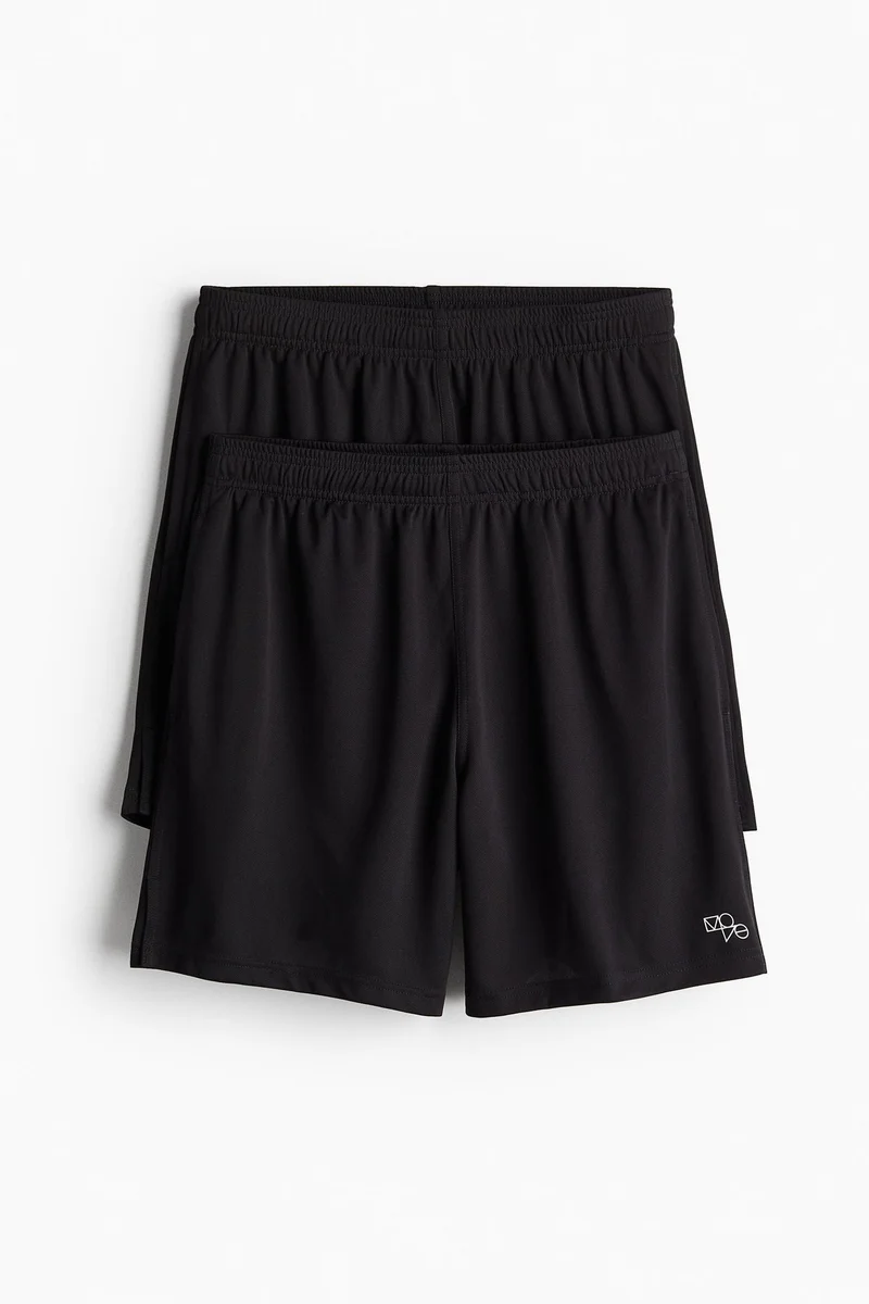 H&M 2-pack DryMove™ mesh sports shorts