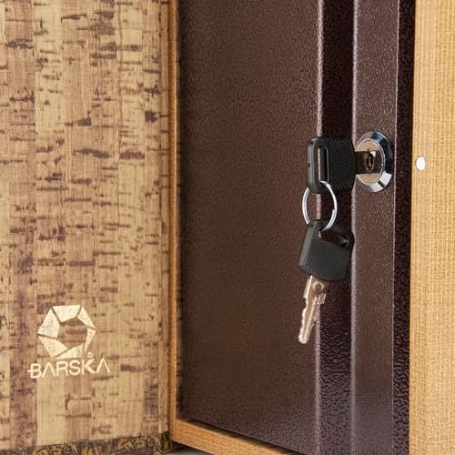 Barska Antique Map Book Safe with Key Lock – Hidden Diversion Lock Box with Magnetic Closure – Concealed Steel Compartment for Cash, Jewelry, and Valuables – Home or Office Security - Image 5