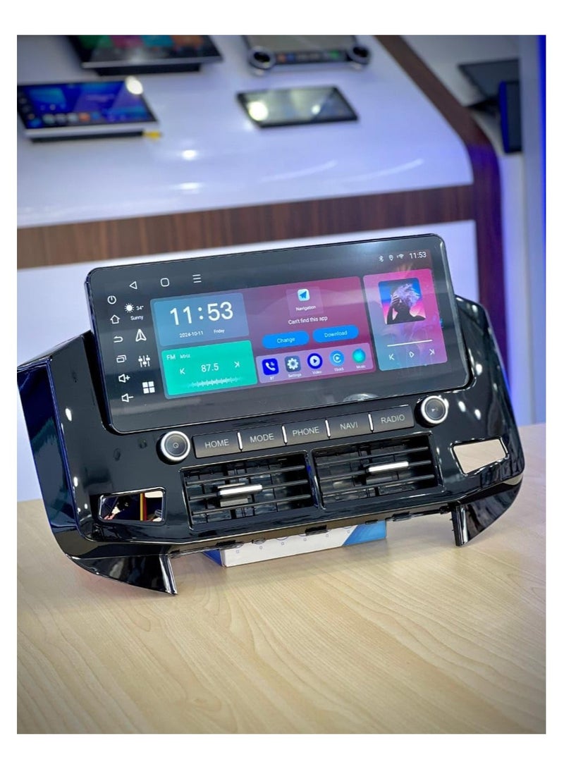SHEZA STAR Android Car Stereo 12.3 Inch For Mitsubishi Pajero V80 V90 V97 2007 To 2022 4GB RAM 64GB ROM Support Apple Carplay With Complete Frame WiFi USB AHD Camera included  - Image 2