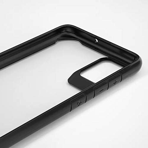 REALCASE Vivo V17 Back Cover Stylish, Clear Gel TPU Shockproof Transparent Bumper Back Case Cover for Vivo V17 (E-Black) - Image 4