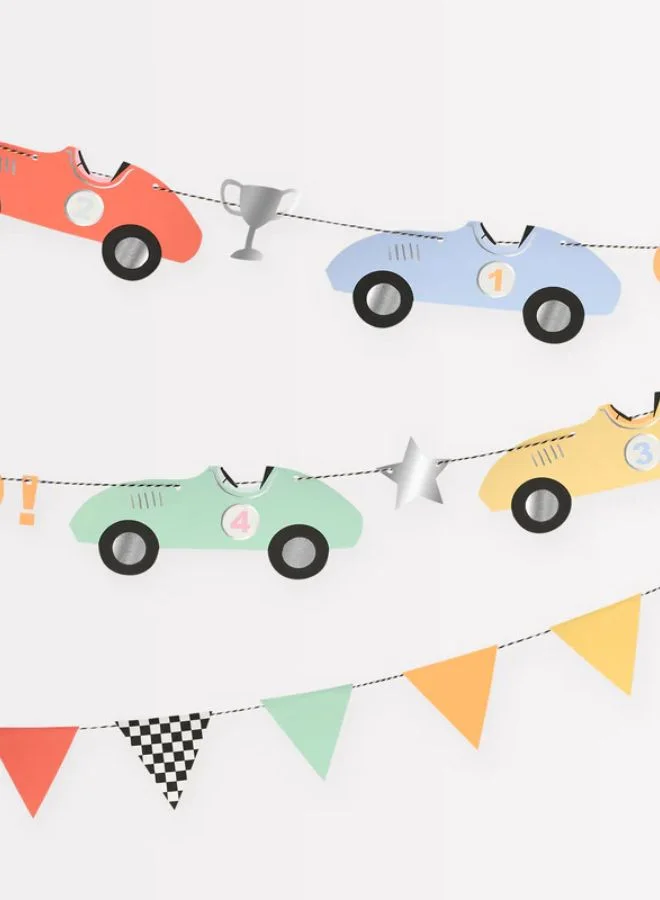 Meri Meri Race Cars Garland