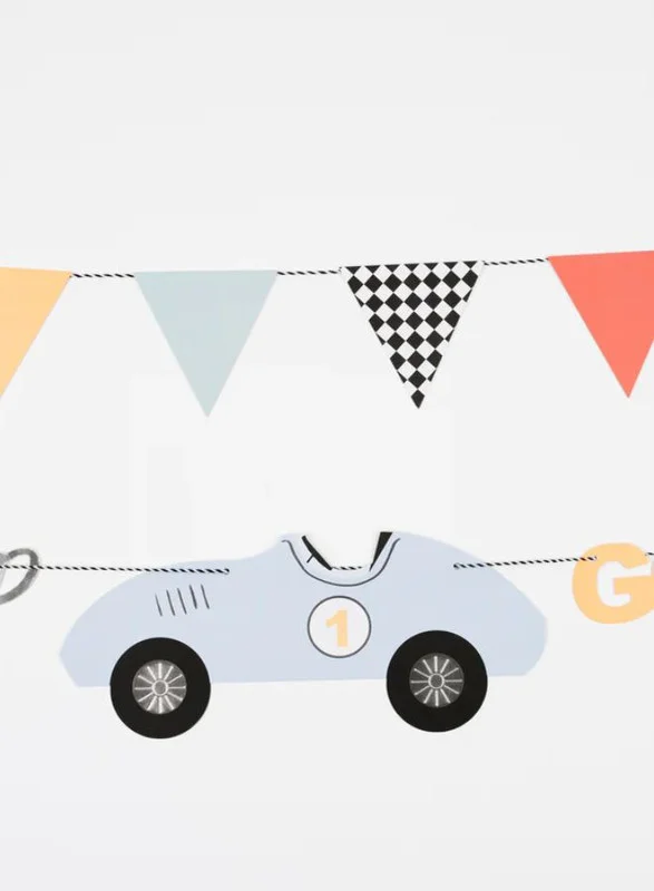 Meri Meri Race Cars Garland