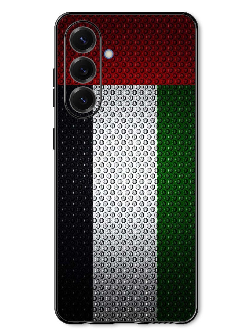 Theodor Case Compatible with Samsung Galaxy A57 Protection Shockproof Bumper Cover UAE Flag - Image 1