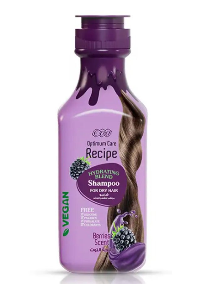 إيفا شامبو مرطب للعناية المثلى - برائحة التوت - مزيج مرطب للشعر الجاف - (350 مل) - Image 1