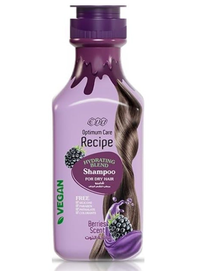 إيفا شامبو مرطب للعناية المثلى - برائحة التوت - مزيج مرطب للشعر الجاف - (350 مل) - Image 2