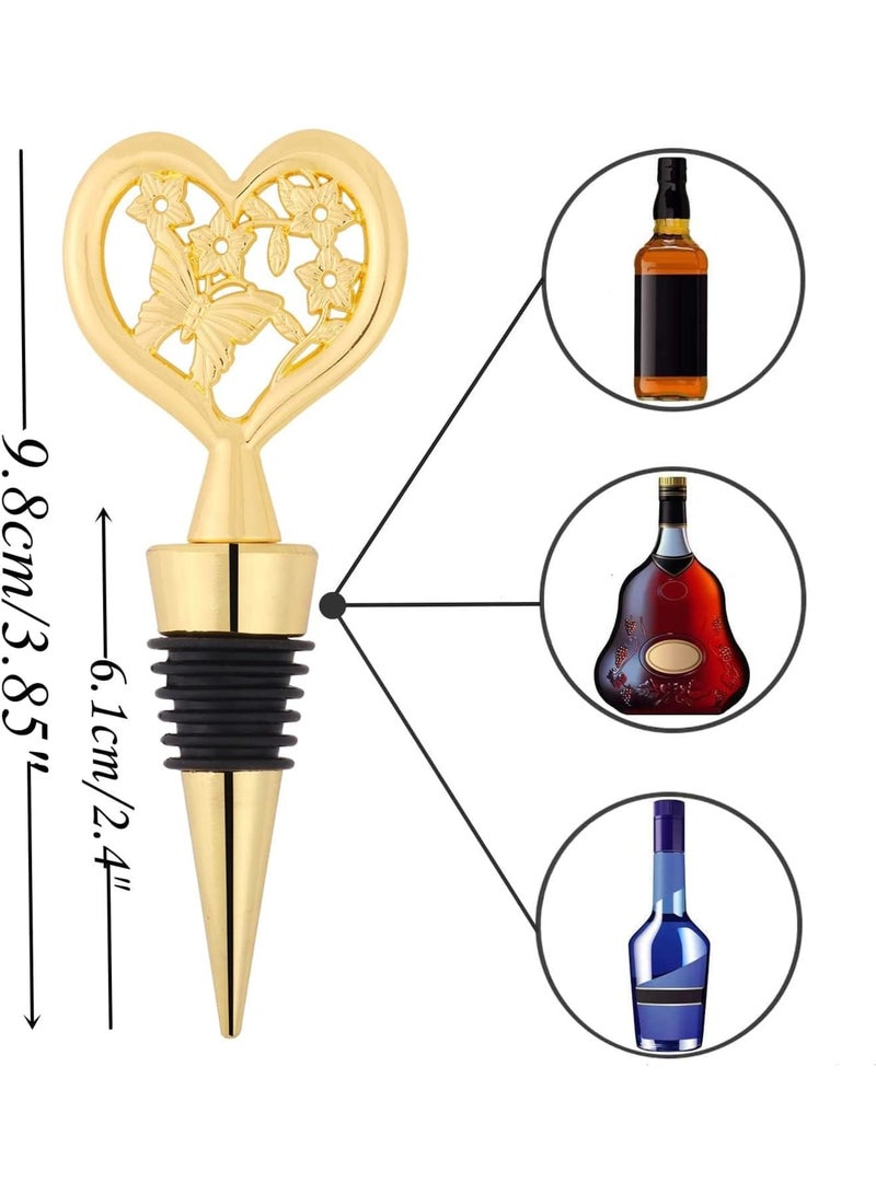 KASTWAVE Wine Stoppers, 12 Pcs Butterfly Wine Stoppers, Wedding Favors, Bridal Shower Gifts, and Birthday Party Souvenirs, Durable Beverage Corks for Preserving Wine Freshness  - Image 5