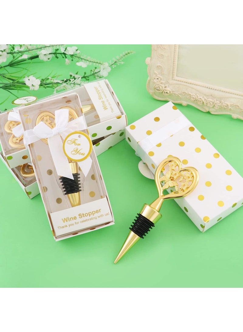 KASTWAVE Wine Stoppers, 12 Pcs Butterfly Wine Stoppers, Wedding Favors, Bridal Shower Gifts, and Birthday Party Souvenirs, Durable Beverage Corks for Preserving Wine Freshness  - Image 3