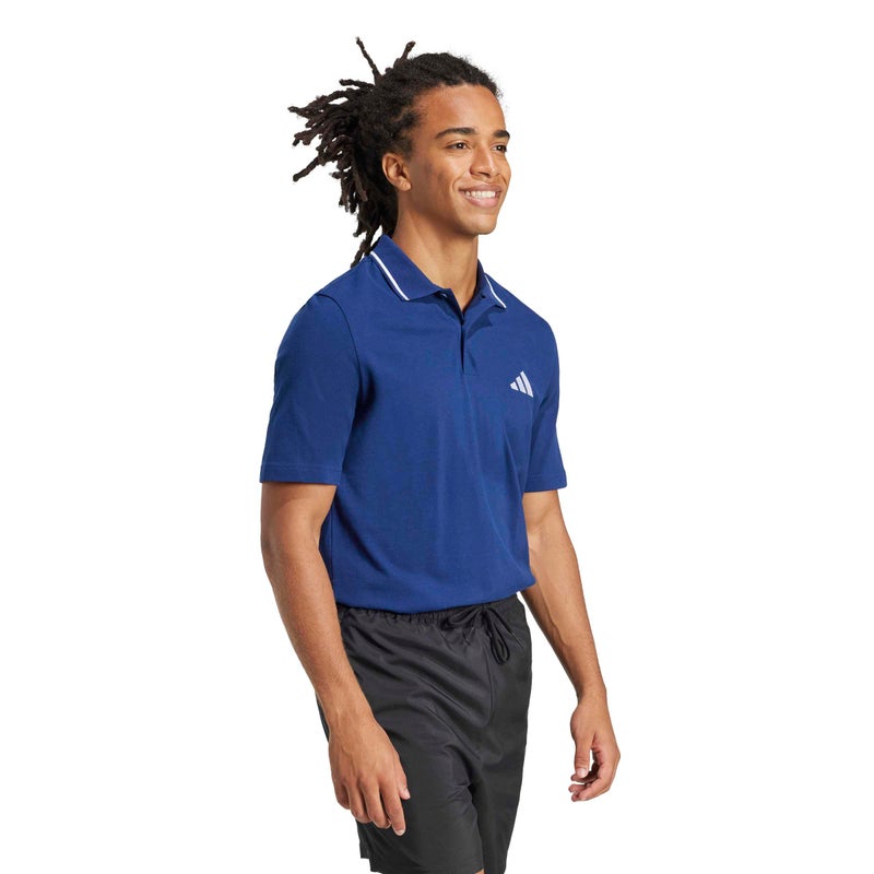 adidas Essentials Small Logo Pique Polo Shirt - Image 2