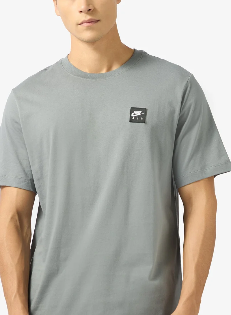 Nike SMOKE GREY Nsw Air Patch Standard T-Shirt for Men | Best Price UAE