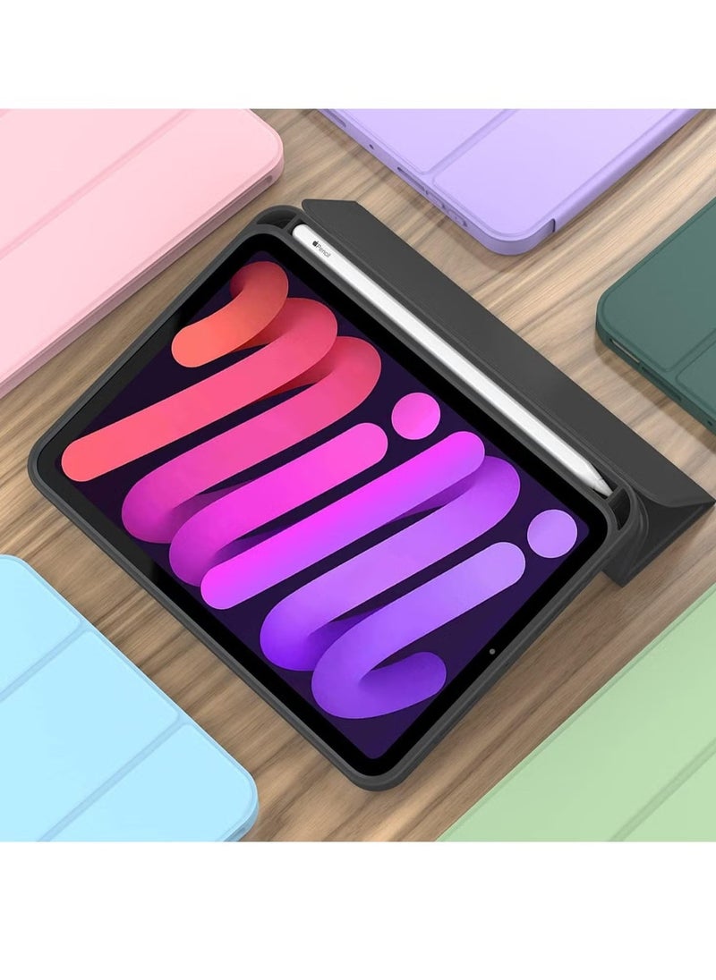 vesus New iPad Mini 6 Case 8.3 Inch 2021 (6th Gen) with Pencil Holder - Trifold Stand Smart Cover with Soft TPU Back, Auto Wake/Sleep Function - Image 5