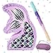 4E's Novelty 4Es Novelty Mermaid Pinata With Bat Blindfold for Mermaid Birthday Party Decorations Supplies for Kids Girls Under the Sea Mermaid Ocean Theme Birthday Party Game Activity Mermaid Decor - Image 2
