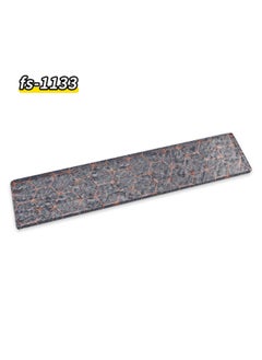 Stone Pattern Acrylic Water Ripple Keyboard Hand Rack Comfortable High Wrist Pad Creative Wrist Rack Multi-Size Dirty Resistance-Colour:420*80*10mm-Pattern:fs1133