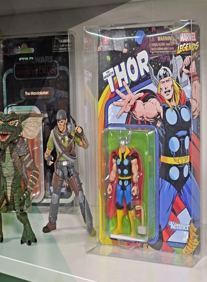 MALKO 6 Pack Protector Display Case for Carded 3.75 Inch Action Figures | Compatible with: Star Wars | Marvel | G.I Joe | 0.5 MM Thick Plastic - Image 4