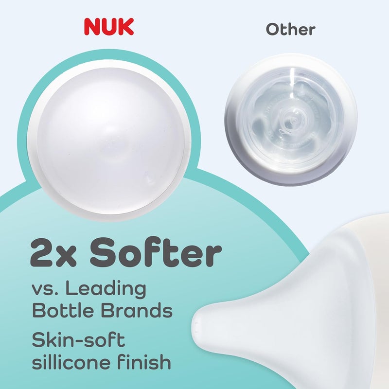 NUK Perfect Match Anti-Colic Baby Bottles, 5oz, 4 Pack - Image 4