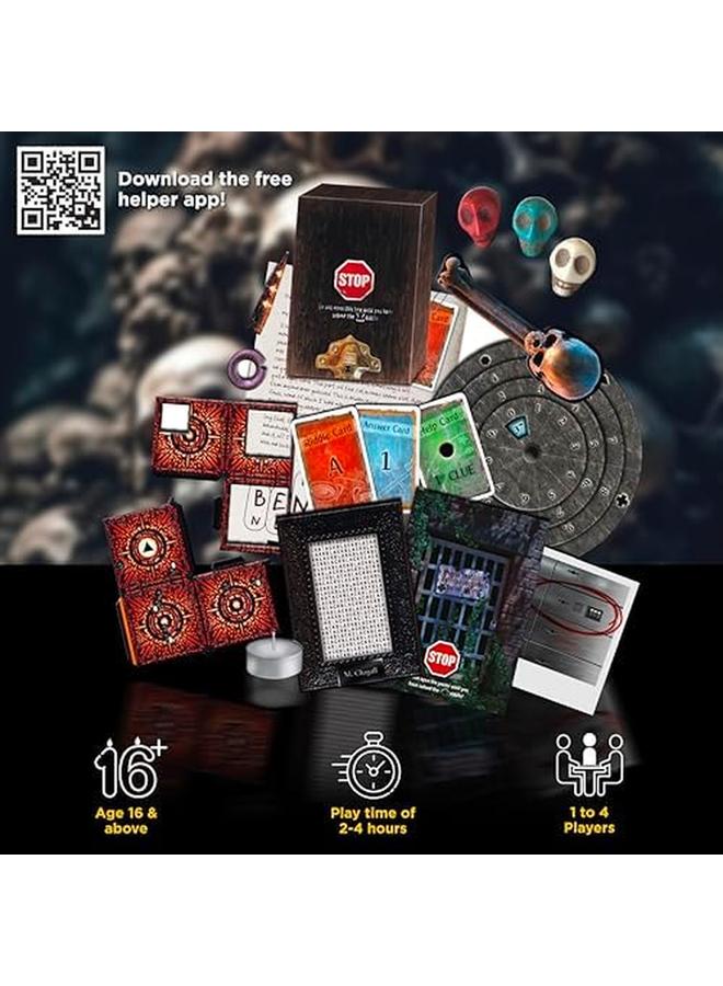 ثامز آند كوسموس اخرج من سراديب الموتى الرعب، اخرج من اللعبة، لعبة كوزموس من بطاقة التايمز وكوزموس، مبنية على جزءين في المنزل، تجربة غرفة الهروب من 1 إلى 4 لاعبين من سن 16 عامًا بالإضافة إلى 694289 - Image 2