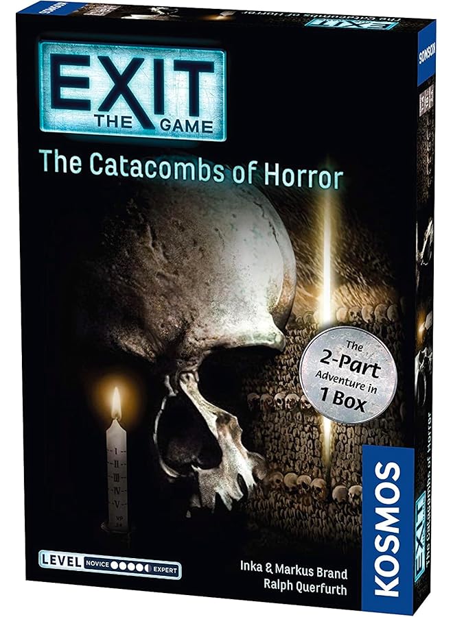 ثامز آند كوسموس اخرج من سراديب الموتى الرعب، اخرج من اللعبة، لعبة كوزموس من بطاقة التايمز وكوزموس، مبنية على جزءين في المنزل، تجربة غرفة الهروب من 1 إلى 4 لاعبين من سن 16 عامًا بالإضافة إلى 694289 - Image 1