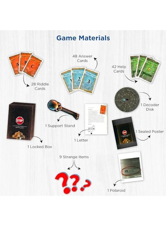 ثامز آند كوسموس اخرج من سراديب الموتى الرعب، اخرج من اللعبة، لعبة كوزموس من بطاقة التايمز وكوزموس، مبنية على جزءين في المنزل، تجربة غرفة الهروب من 1 إلى 4 لاعبين من سن 16 عامًا بالإضافة إلى 694289 - Image 3