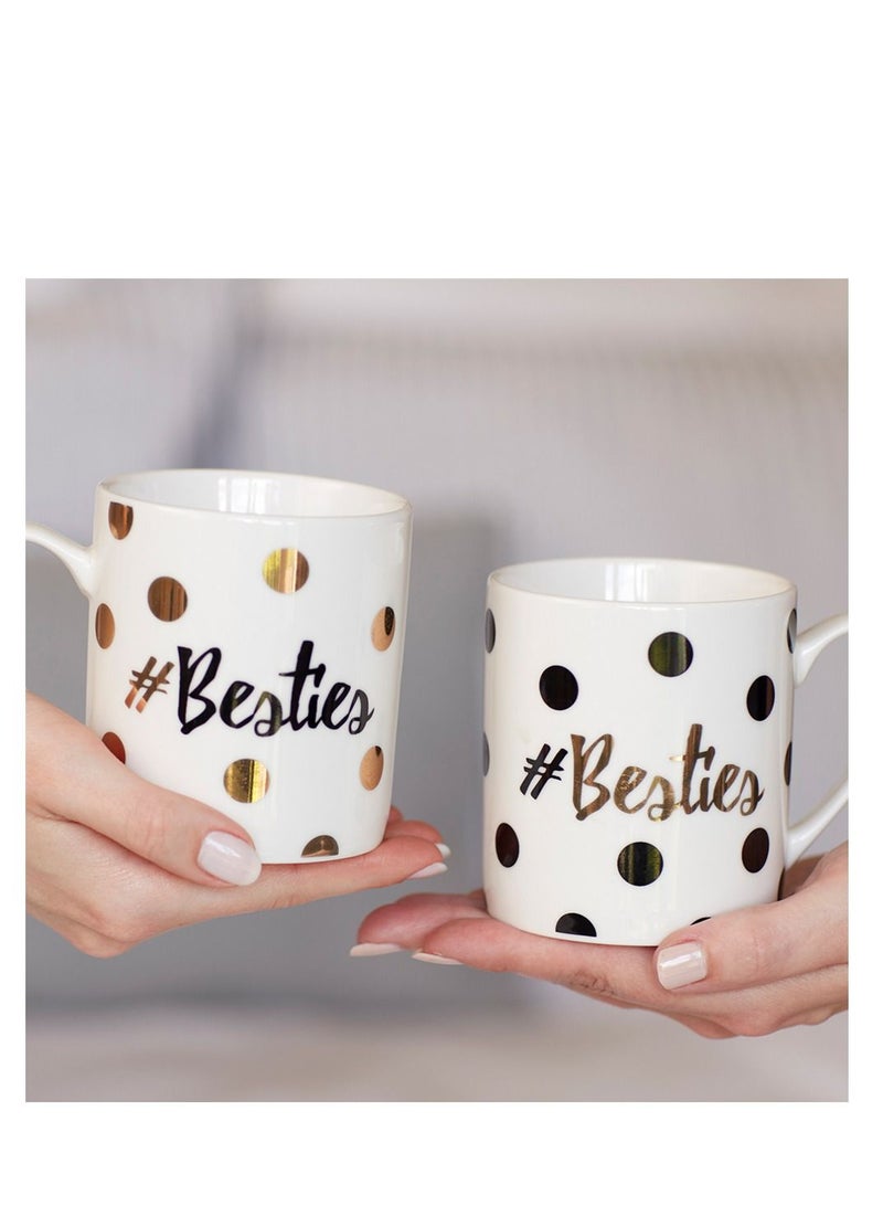 KitchenCraft Can Mugs Besties - Set of 2 - Image 2