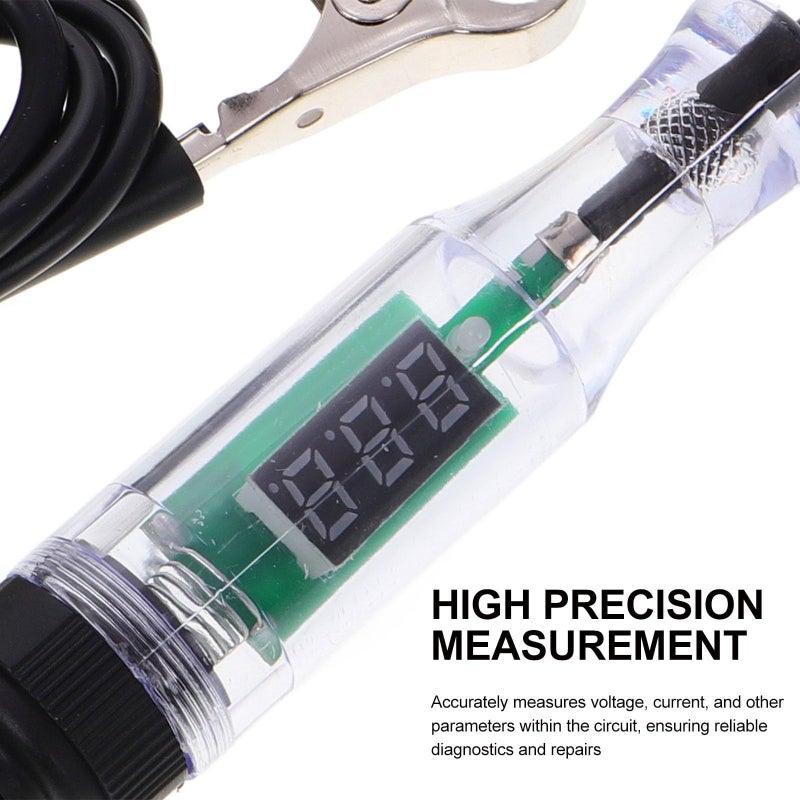 Childweet Voltmeter Test Light with LED Display 6 24V Automotive Circuit Tester Metal Probe for Car Truck Wire Repair - Image 4