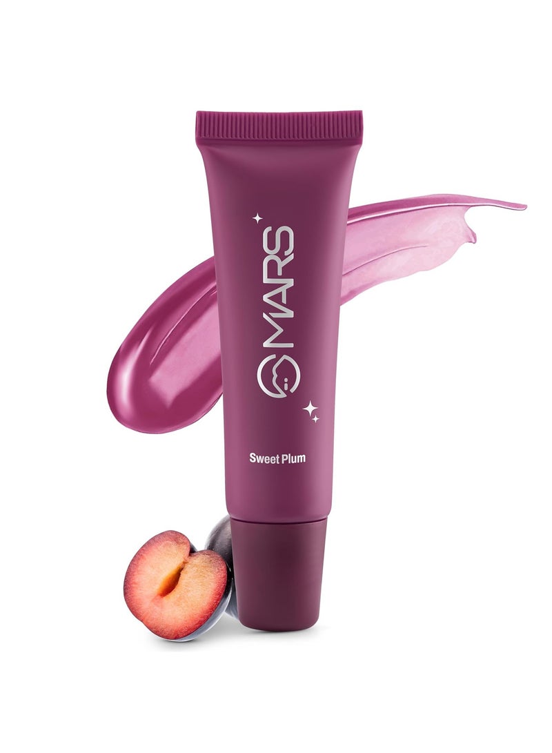 MARS COSMETICS Lippy Top Hydrating Lip Gel (10ml) (05-SWEET PLUM) | Nourished With Vitamin-E & Shea Butter | Long Lasting Hydration | Glossy Finish | Easy to Apply - Image 1