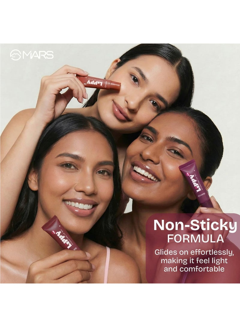MARS COSMETICS Lippy Top Hydrating Lip Gel (10ml) (05-SWEET PLUM) | Nourished With Vitamin-E & Shea Butter | Long Lasting Hydration | Glossy Finish | Easy to Apply - Image 3