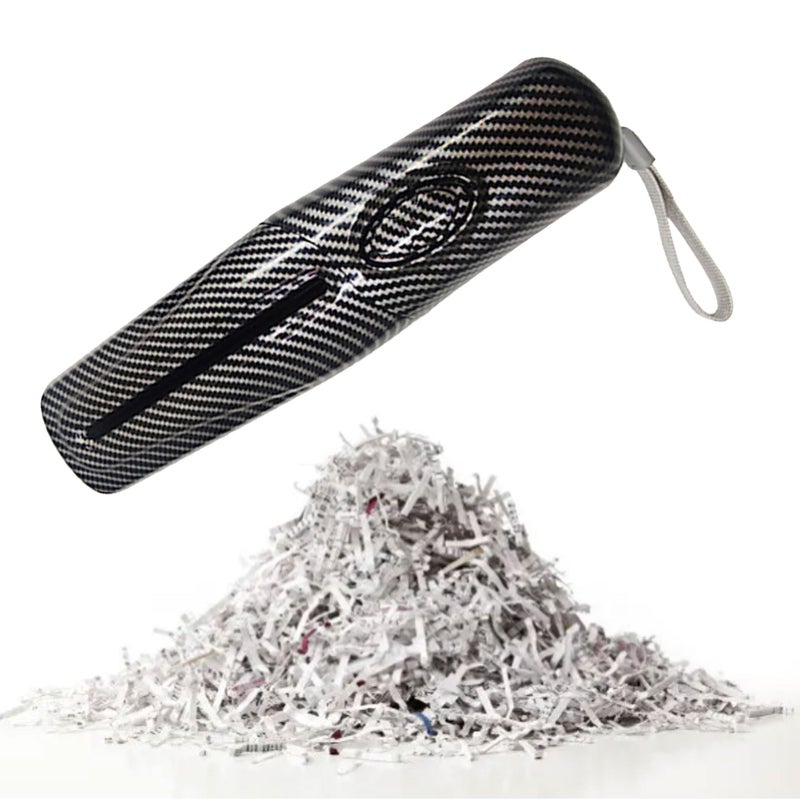 جهاز تمزيق الورق المحمول ميني USB بحجم تمزيق 4 مم سعة 2 ورقة للمكتب والمنزل - Image 2
