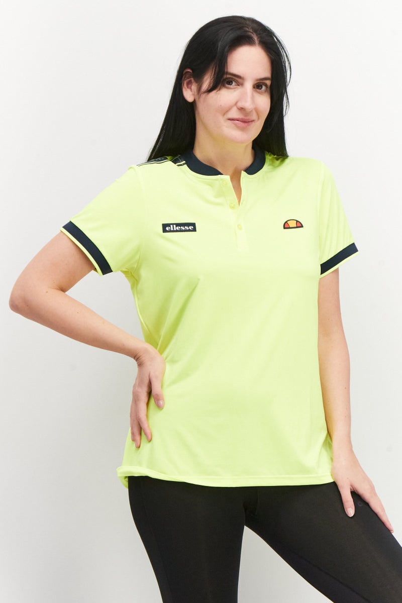 Ellesse Women Sportswear Fit Short Sleeve Training T-Shirt, Lime - Image 1