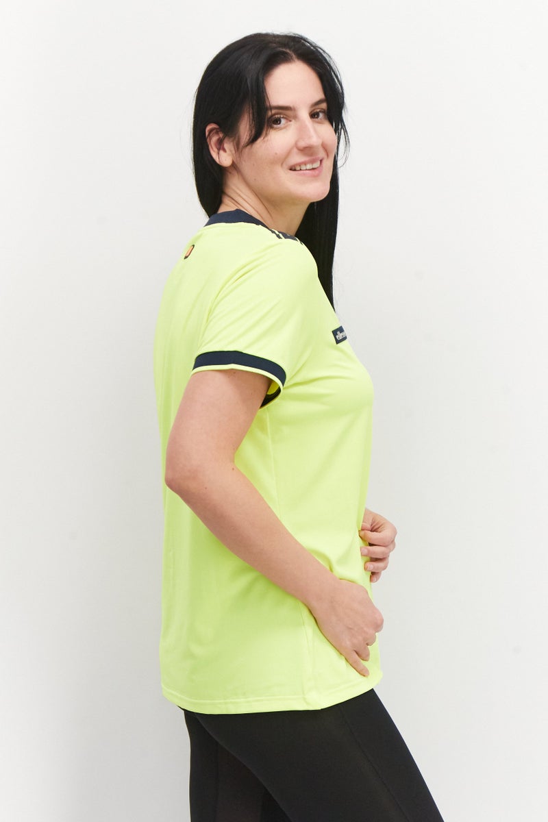 Ellesse Women Sportswear Fit Short Sleeve Training T-Shirt, Lime - Image 4