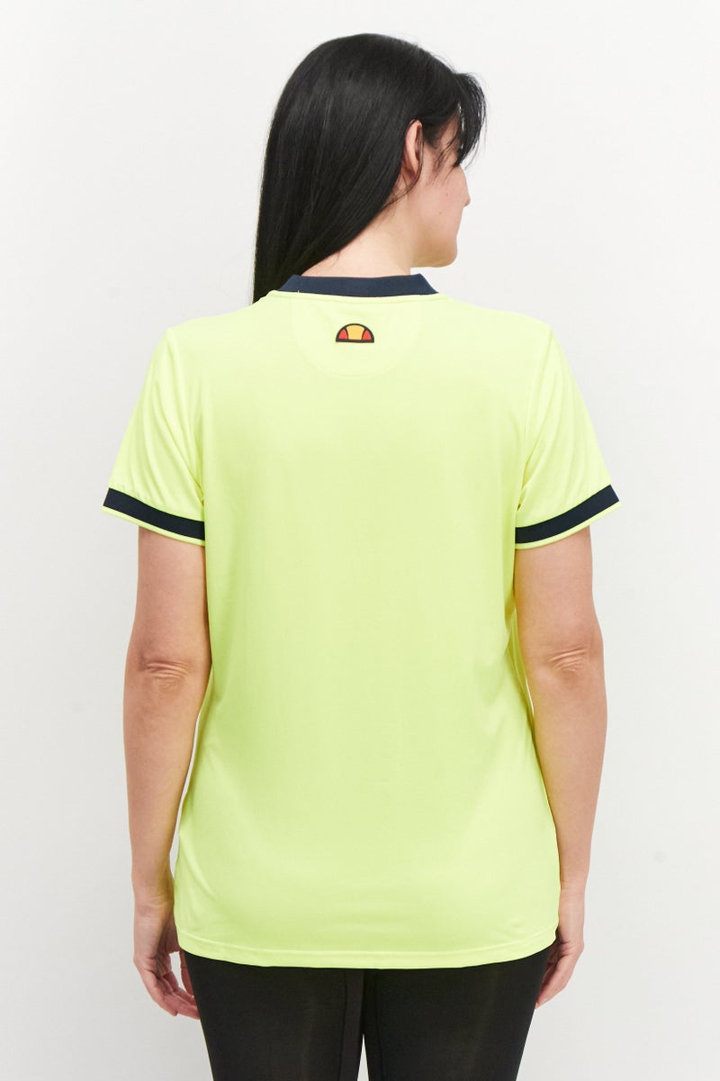 Ellesse Women Sportswear Fit Short Sleeve Training T-Shirt, Lime - Image 3