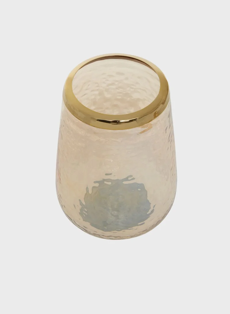Premier Allegra Gold Glass Tumbler