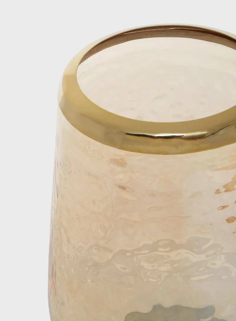 Premier Allegra Gold Glass Tumbler
