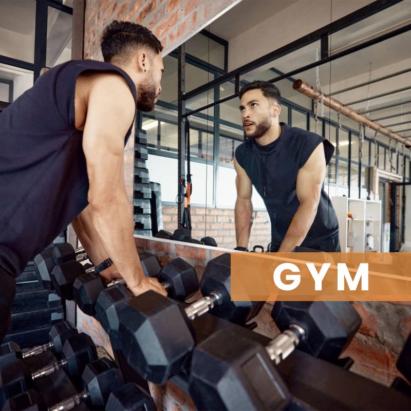 pertetey Home Gym Mirror, 56X24 Inch(1Pack) Large Frameless Tempered Glass Full Body Wall Mounted Mirror for Gym, Yoga, Exercise, Dance Studio - Image 2