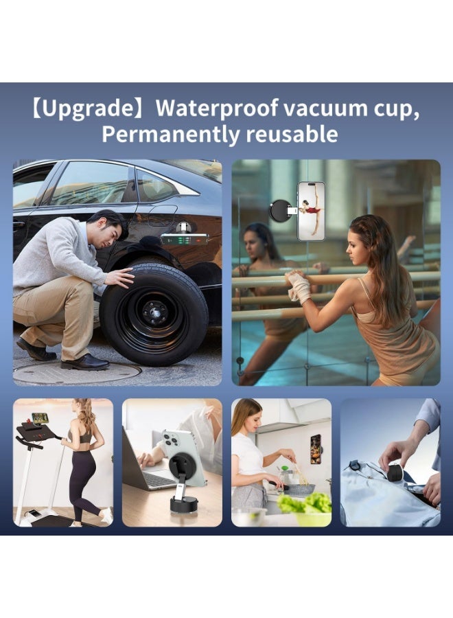 Rotatable Magnetic Phone Mount for Car and Home Dual Use - Image 3