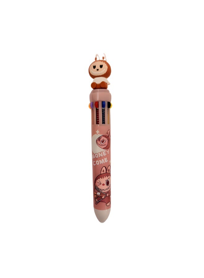 LABUBU Pen Labubu Multi-Colored Cute Cartoon Design Pen - Creativity and Fun in One Pen