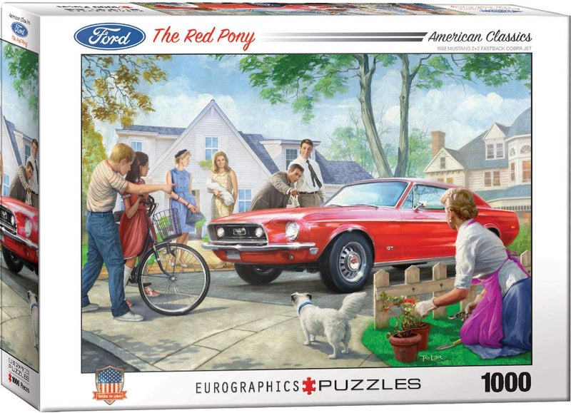 EuroGraphics The Red Pony by Nestor Taylor 1000-Piece Puzzle , White - Image 5