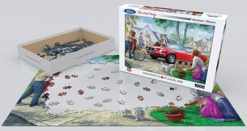 EuroGraphics The Red Pony by Nestor Taylor 1000-Piece Puzzle , White - Image 3