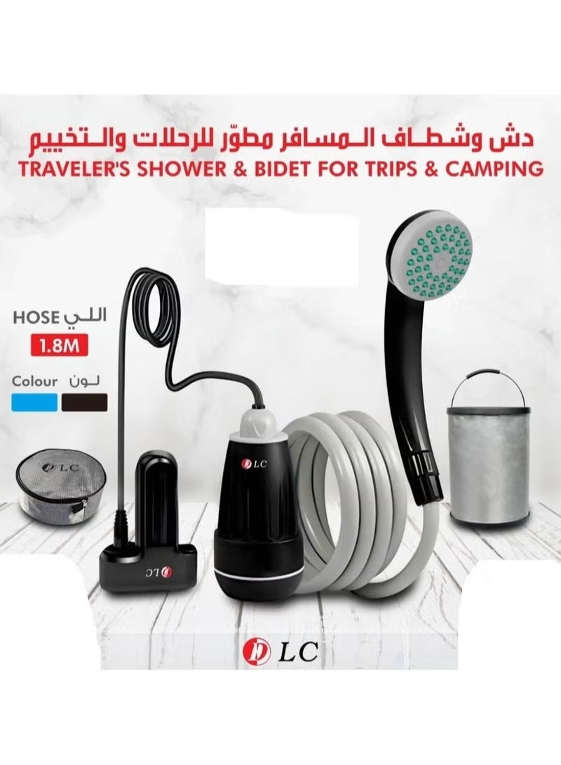 LC Traveler Shower And Bidet Developed For Travel And Camping