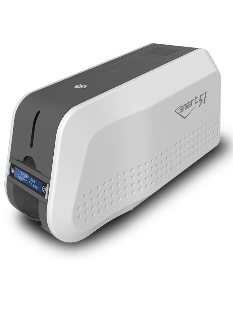 SMART-51S Single Sided Thermal ID Card Printer With Color Ribbon + 250 Card