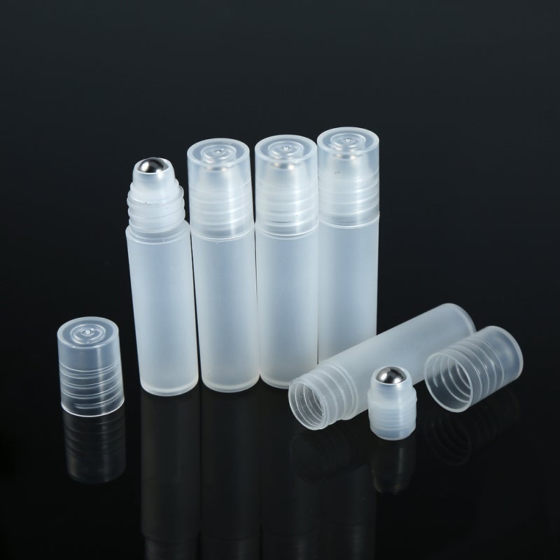 Stainless Steel Roller Ball Bottle 3 Types Refillable Reusable Anti-Cracking PP Material - Durable Portable Travel Bottle for Facial Massage Perfume Essential Oils Eye Cream - Image 2