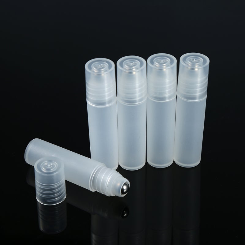 Stainless Steel Roller Ball Bottle 3 Types Refillable Reusable Anti-Cracking PP Material - Durable Portable Travel Bottle for Facial Massage Perfume Essential Oils Eye Cream - Image 3