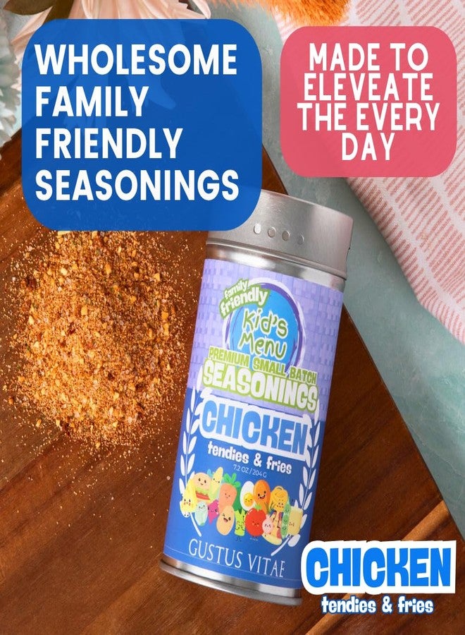 GUSTUS VITAE Kid’s Menu: Chicken - Tendies & Fries Gourmet Seasoning Mix | Hand Made Seasoning | All Natural Spice Mix | No MSG | Lower Sodium | Non GMO | Fun, Savory, Mild Flavor Spice Blend | Picky Eater Approved | Great for Ages 3–11 | Not Spicy | Quick & Easy | Family Friendly | Small Batch | Made in USA | Gustus Vitae - Image 4