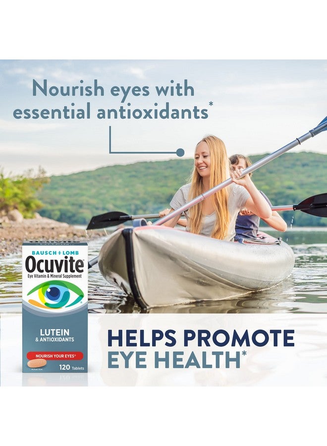 Ocuvite Bausch + Lomb Ocuvite Eye Vitamin and Mineral Supplement with Lutein,120 Count - Pack of 2 - Image 4