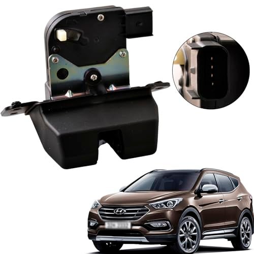 Unikpas Tailgate Latch Assembly Compatible for 2013-2018 Hyundai Santa Fe 2014-2015 Kia Sorento 2015-2021 Sedona Replace Rear Trunk Latch Lock Actuator - Image 1