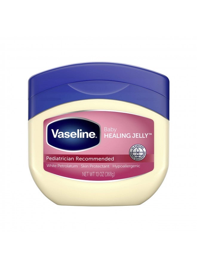 Vaseline فازلين 100% جل بترولي نقي، للأطفال 13 أونصة (عبوة من 3)