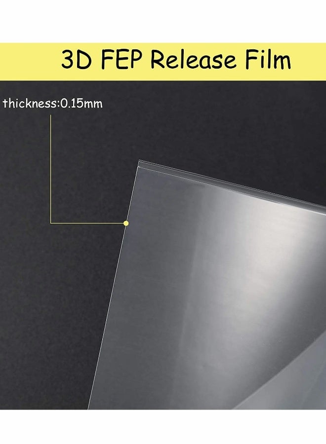 High Transmittance FEP Film with Replacement Spatulas, 0.15 mm Thickness for UV DLP 3D Printers, LCD SLA Resin, Size 140 x 200 mm  - Image 3