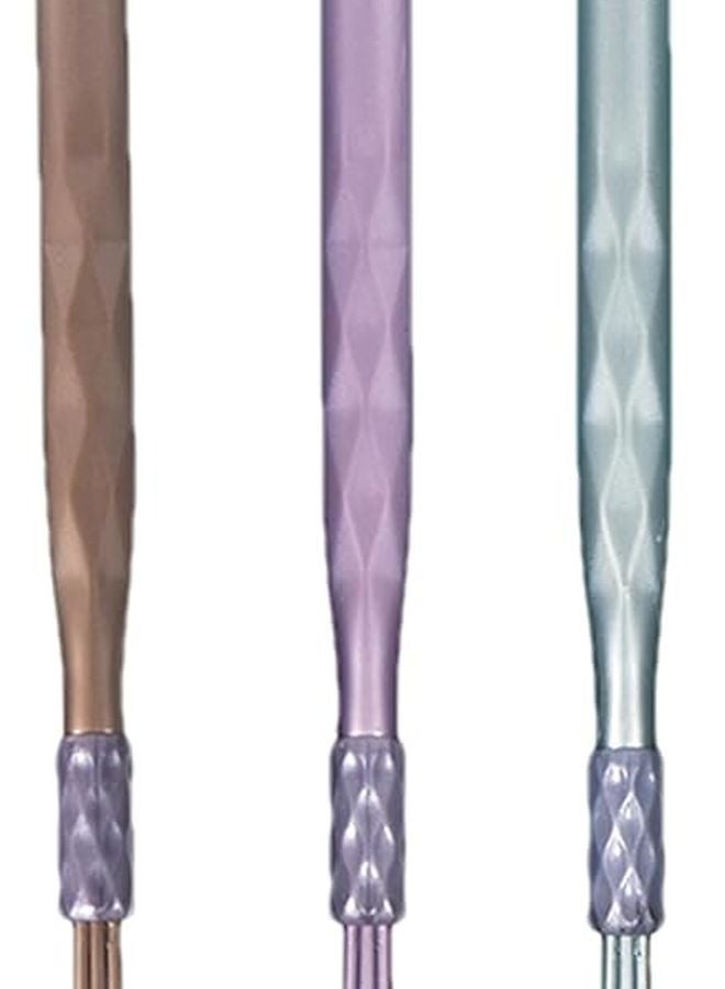 3pcs Triple Head Toothbrush For Adults Soft Bristles Full Mouth Coverage Ergonomic Handle For Braces Care And Travel - Image 1